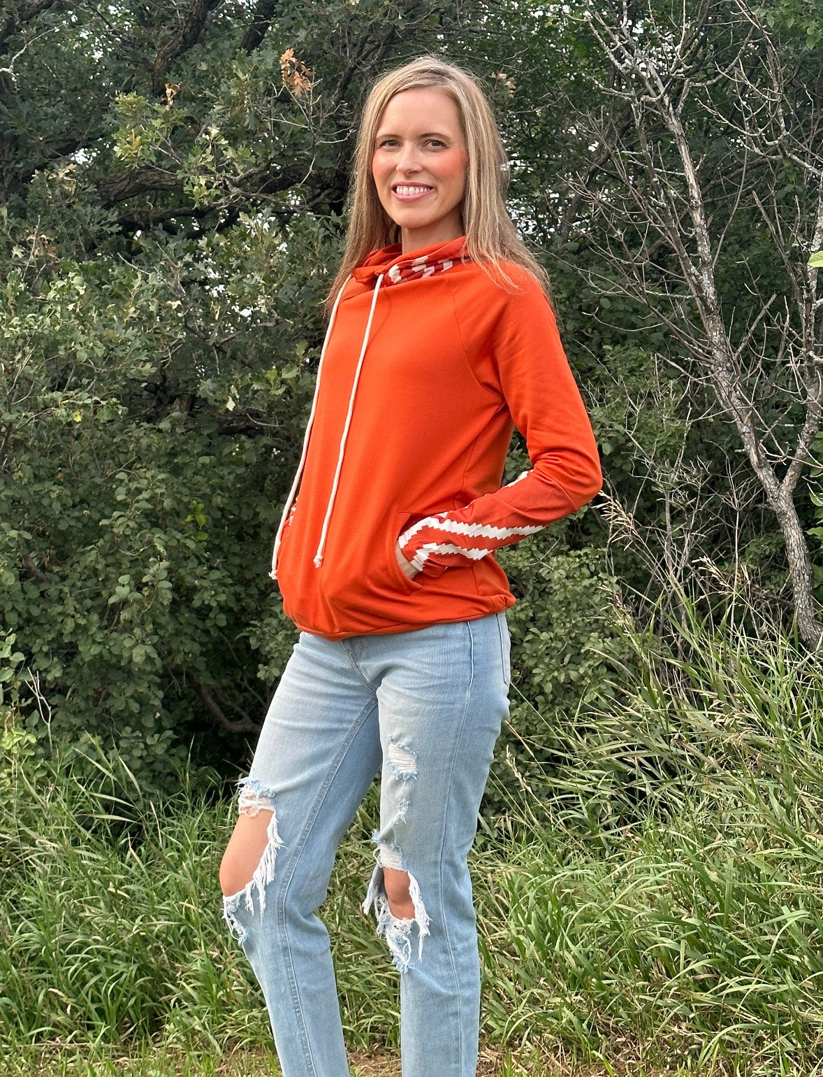 Amsley Aztec Inspired Hoodie