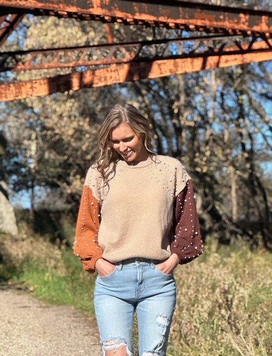 Color Me Pearl Sweater