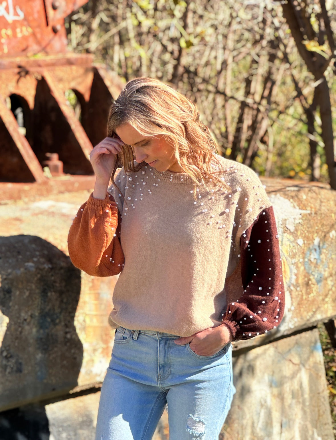 Color Me Pearl Sweater