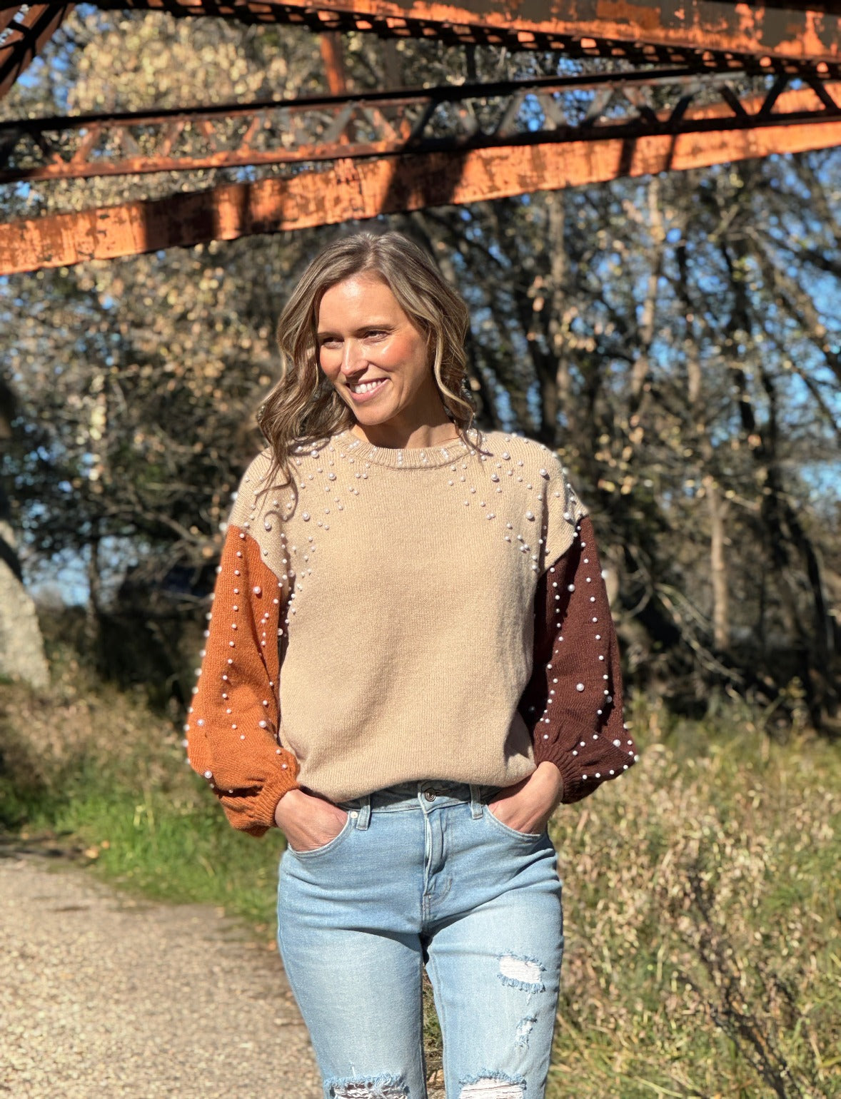 Color Me Pearl Sweater