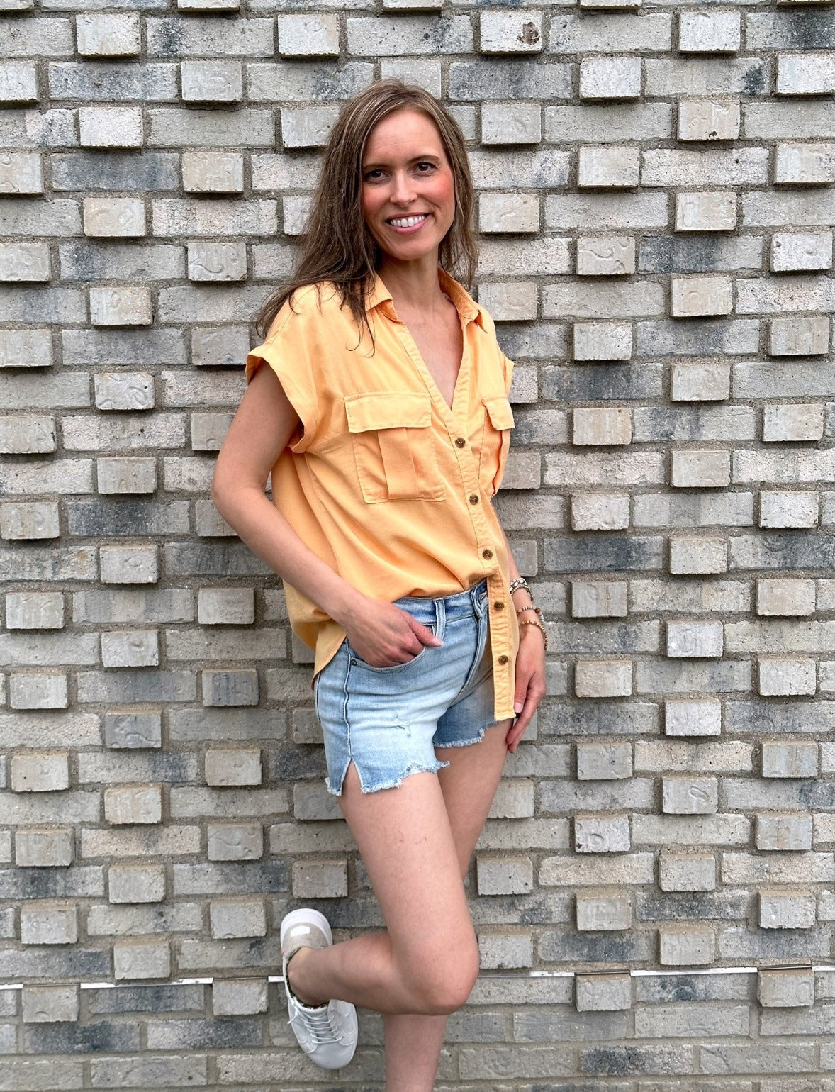 Summer Vibes Button Down Shirt