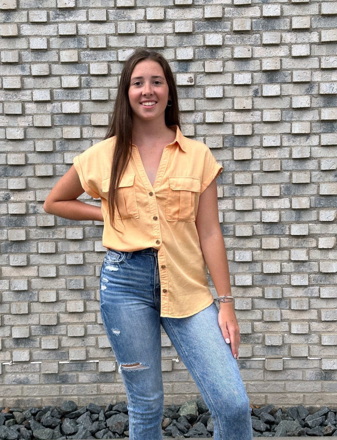 Summer Vibes Button Down Shirt