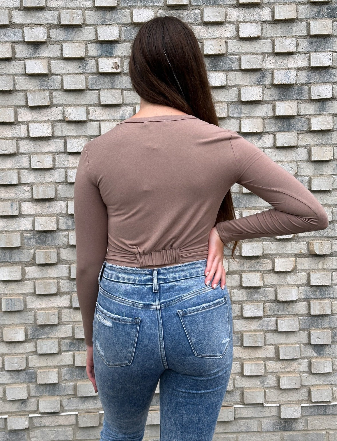 Knot Front Crop Top