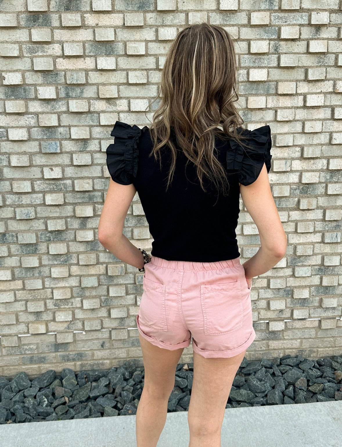 The Flamingo Drawstring Shorts