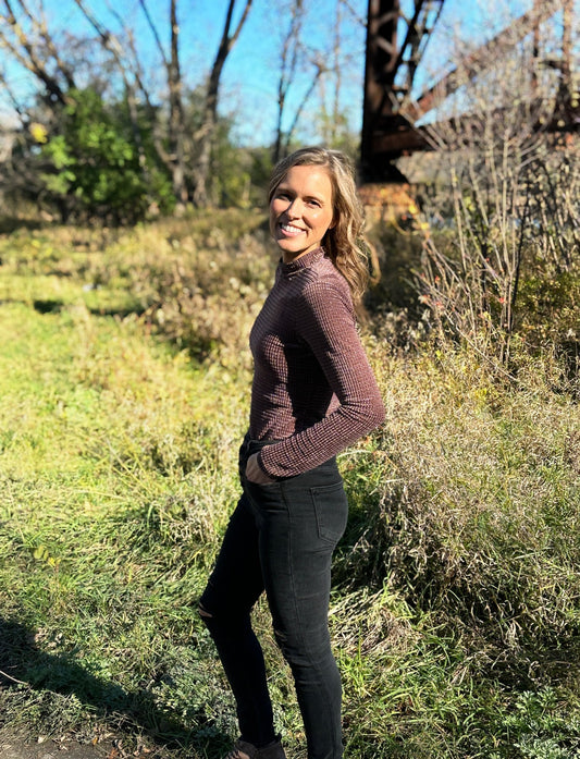 Esmerelda Lurex Velvet Top